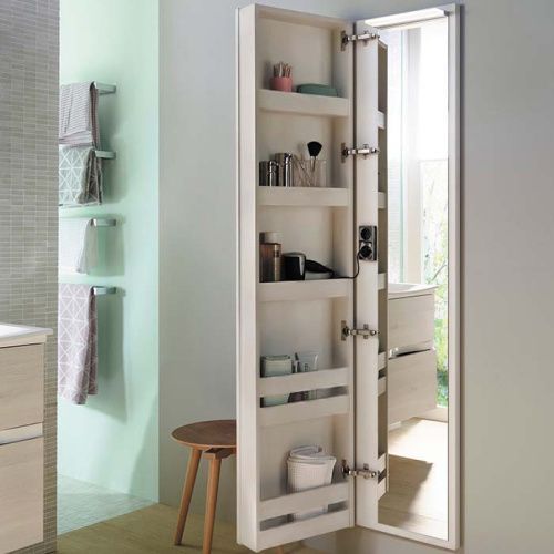 Шкаф-пенал Burgbad Sys30 шкафы SPIJ040L461 40х180 цвет белый