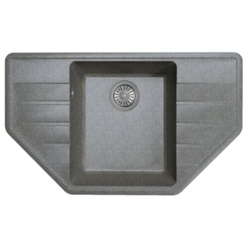 Кухонная мойка Dr.Gans Ирис 25.160.C0800.407 80х50 цвет черный поверхность матовая