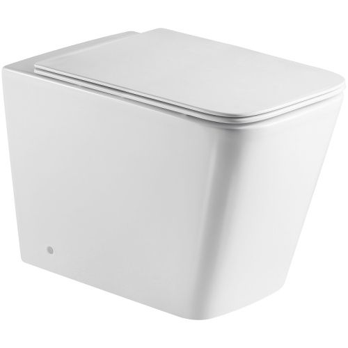 Унитаз приставной WeltWasser 10000003664 белый с сиденьем микролифт безободковый душевой смыв