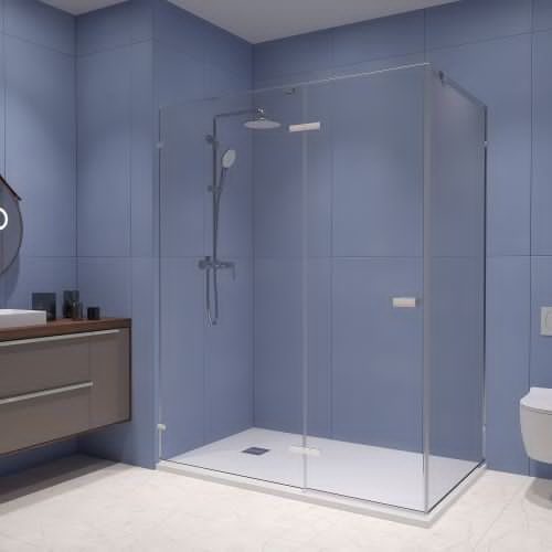 Душевой уголок RGW Stilvoll 353204028-11 120х80 стекло прозрачное профиль хром без поддона