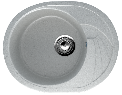 Кухонная мойка Ulgran Classic U-403-310 60х45 цвет серый