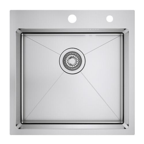 Кухонная мойка Raglo R700 R700.5050.05 50х50 цвет серый поверхность матовая