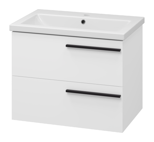 Тумба под раковину Misty Ненси П-Нен-09070-012Я 70х50 подвесная цвет белый