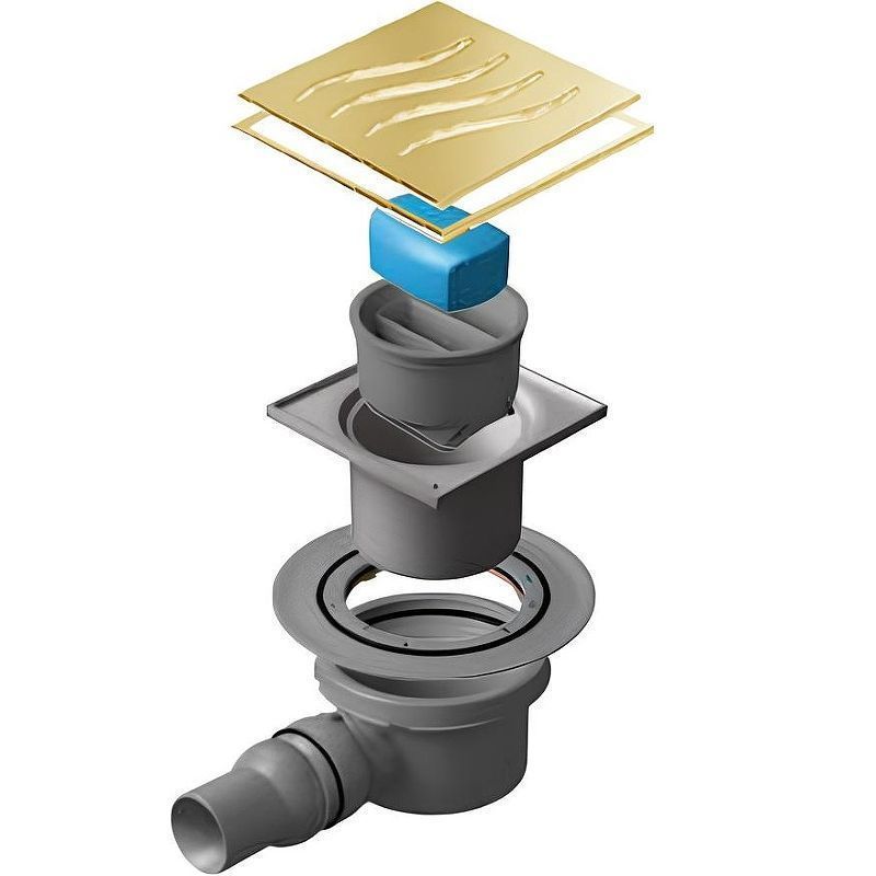 Душевой трап Pestan Confluo Standard Dry 1 Mask Gold 13000169