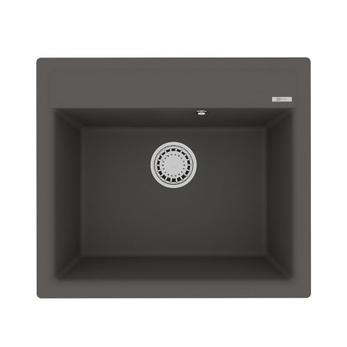 Кухонная мойка LeMark Hanka 570 9910017 55х50 цвет серый поверхность матовая