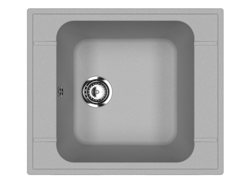 Кухонная мойка Ulgran Classic U-604-342 60х50 цвет серый