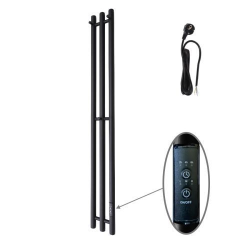 Полотенцесушитель электрический Маргроид Inaro Inaro3v-12012-1049-9005R 15х120 черный