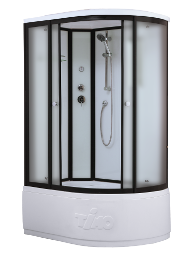 Душевая кабина Timo Standart T-6620BFL 120х85 асимметричная с крышей ориентация левая