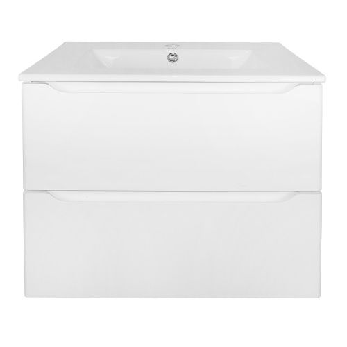 Тумба с раковиной Loranto Арфа CS00078719 60х50 подвесная цвет белый