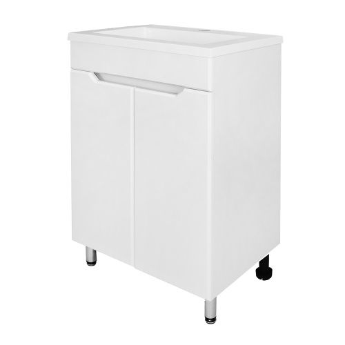 Тумба с раковиной Loranto Палермо CS00093376 50х30 напольная цвет белый