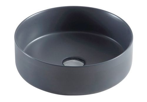 Раковина из сантехнического фаянса Azario AZ-3134 MDG 40х40 накладная цвет серый без отверстий под смеситель