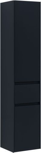 Шкаф-пенал Aquanet Бруклин 00310138 40х160 подвесной цвет черный