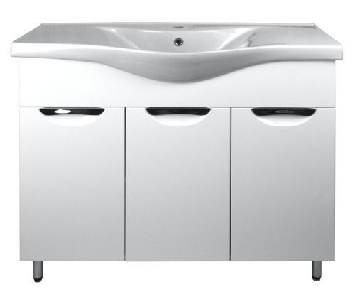 Тумба с раковиной Loranto Стиль CS00079170 100х40 напольная цвет белый