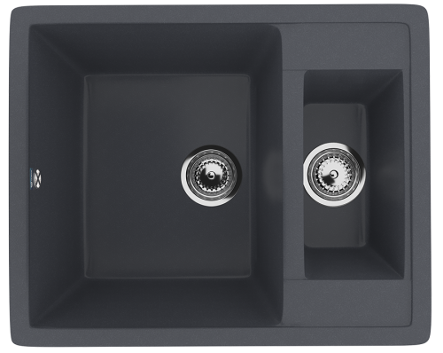 Кухонная мойка Ulgran Classic U-106-343 60х50 цвет серый