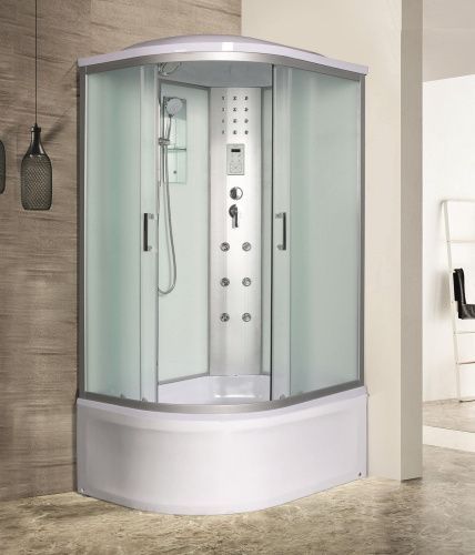 Душевая кабина River DUNAY 10000006178 120х90 асимметричная с крышей ориентация правая