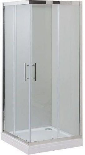 Душевой уголок Aquanet Delta NPE1142 100х100 стекло прозрачное профиль хром без поддона