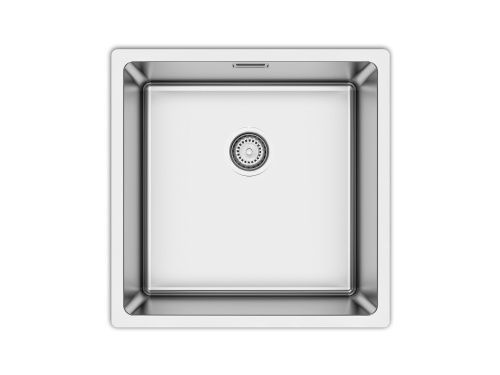 Кухонная мойка Ukinox Techno TEB400.400 -GT10P 40х40 цвет нержавеющая сталь поверхность брашированная