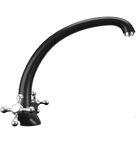 Смеситель для кухни Ulgran Classic U-013-344 на мойку черный