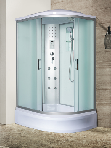 Душевая кабина River DUNAY 10000001093 110х80 асимметричная с крышей ориентация левая