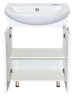Тумба под раковину Misty Лаванда Э-Лав01070-011Пр 70х30 напольная цвет белый - фото 2