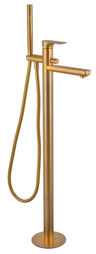 Смеситель для ванны Remer Infinity I08BG напольный золото