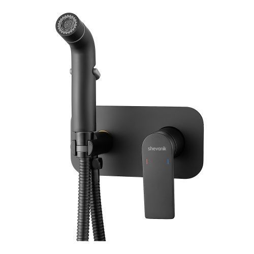 Гигиенический душ со смесителем Shevanik S4105H черный