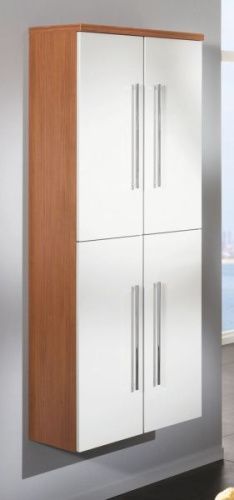 Шкаф-пенал Puris Crescendo HNA036A7(784/184) 60х160 подвесной цвет белый/коричневый