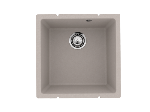 Кухонная мойка Ulgran Quartz Under 400-10 45х45 цвет бежевый