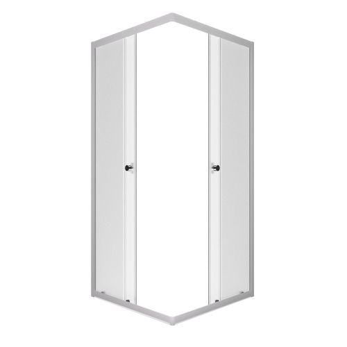 Душевой уголок Тритон Вельвет-К Щ0000071052 80х80 стекло матовое профиль белый без поддона