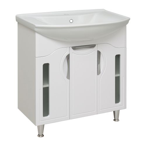 Тумба под раковину Runo ТОЛЕДО 00000001039 70х30 напольная цвет белый