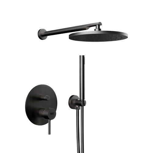 Душевая система Remer X Style X09S02OCFP встраиваемая в стену цвет серый