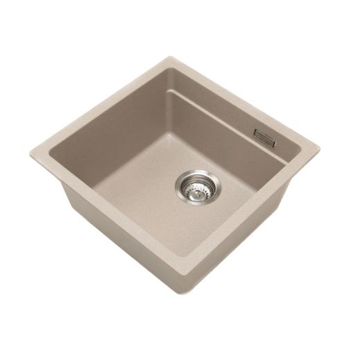 Кухонная мойка Grandex Aqua 500103 45х45 цвет бежевый поверхность матовая