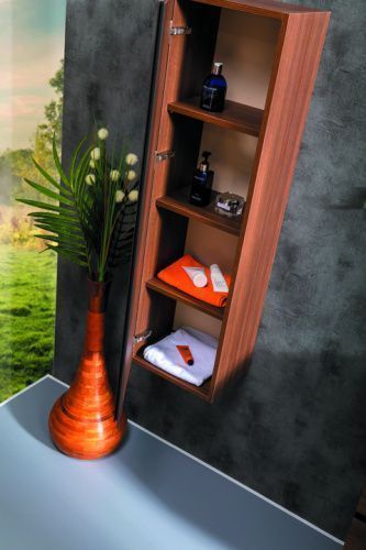 Шкаф-пенал Armadi Art Capolda 849-120-D 40х120 подвесной цвет коричневый