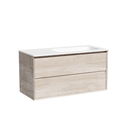 Тумба под раковину Sancos Marmi 2.0 MR2.0100REG 100х40 подвесная цвет коричневый
