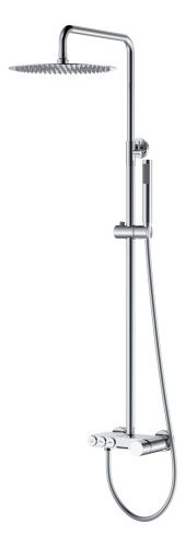 Душевая стойка Boheme Stick 128-CRCR настенная цвет хром