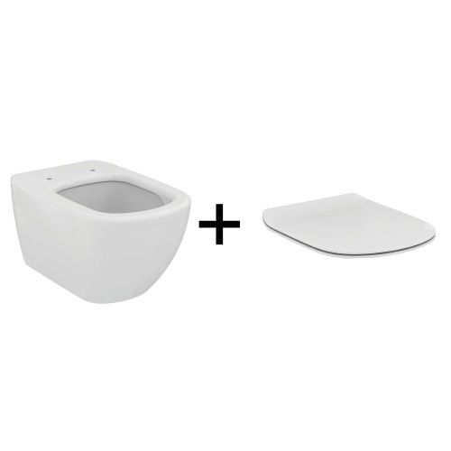 Унитаз подвесной Ideal Standard TESI ZZ0001 белый с сиденьем микролифт безободковый