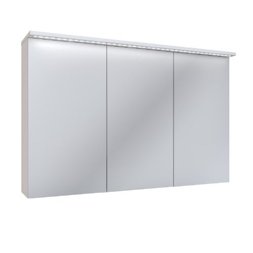 Зеркало-шкаф Runo Лира 00-00000254 110х70 подвесной цвет белый