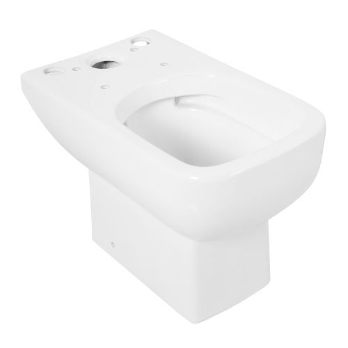 Чаша унитаза напольная BelBagno AURORA BB8604CPR/SC цвет белый без бачка с сиденьем микролифт безободковая каскадный смыв