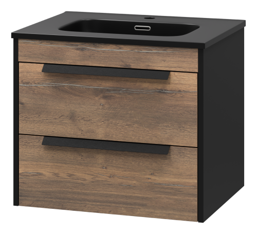 Тумба под раковину Brevita Monsour MON-09060-0102Я 60х50 подвесная цвет коричневый