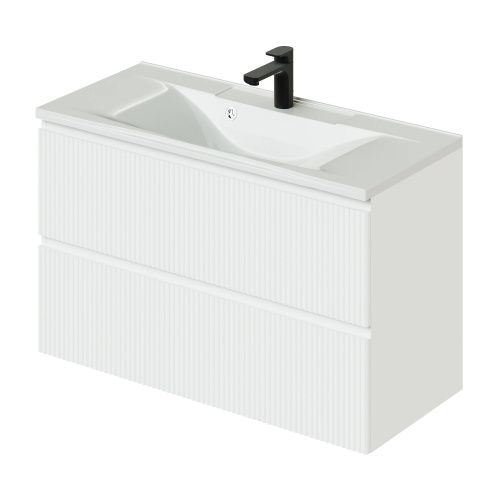 Тумба с раковиной Итана Kate CS00091690 подвесная цвет белый