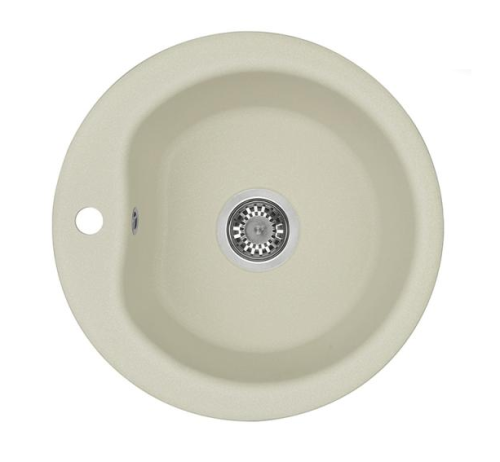 Кухонная мойка Aquaton Мида 1A712732MD240 50х50 цвет бежевый поверхность матовая