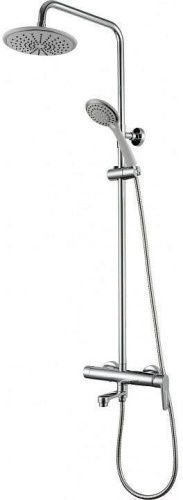 Душевая стойка Aquanet Logic AF320-72-R-C настенная цвет белый/хром