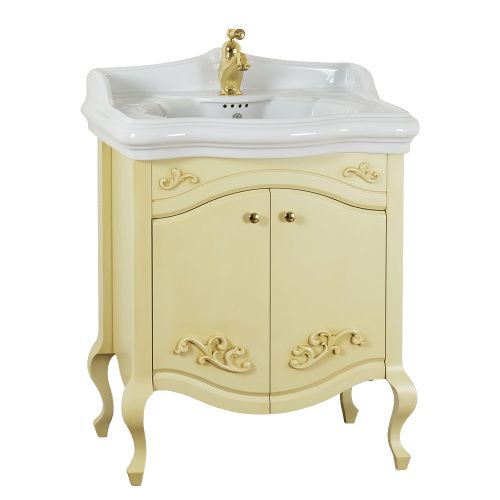 Тумба под раковину Migliore IMPERO 25974 70х50 напольная цвет бежевый