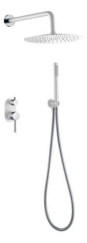 Душевая система Boheme Uno 464-WCR встраиваемая в стену цвет белый