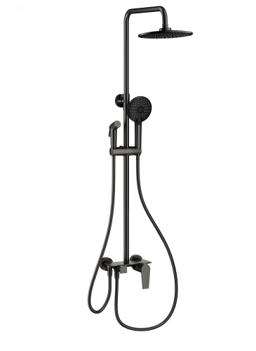 Душевая стойка Wonzon & Woghand WW-A30874-BGG настенная цвет серый