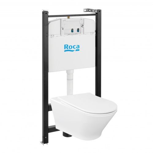 Комплект унитаз с инталляцией и клавишей смыва Roca The Gap 7893105000