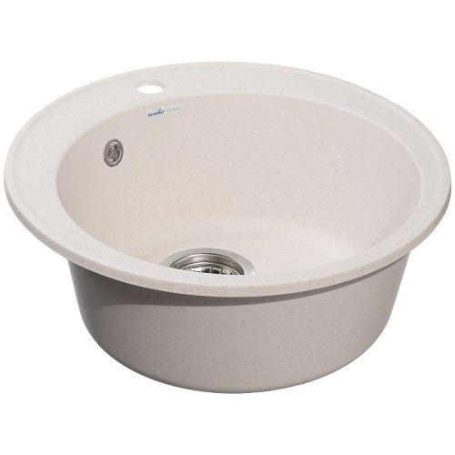 Кухонная мойка Granfest Quarz 08 белый 50х50 цвет белый поверхность матовая