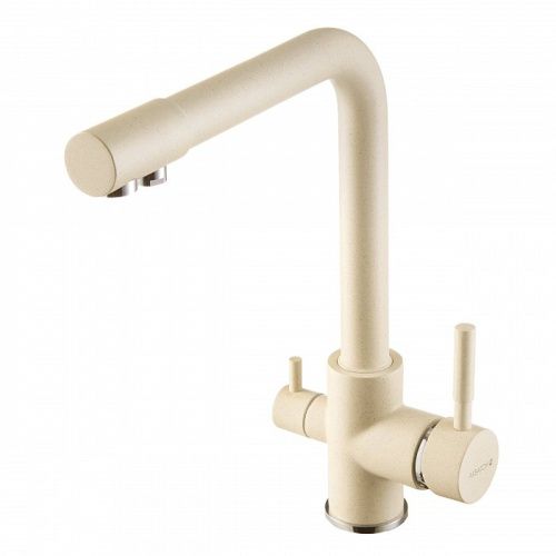 Смеситель для кухни Aquaton РУАН 1AX004FCXX290 на мойку бежевый