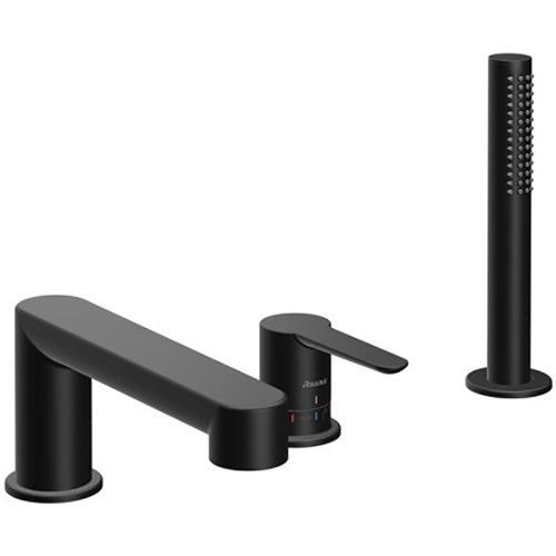 Смеситель Ravak Puri X070186 на борт ванны черный