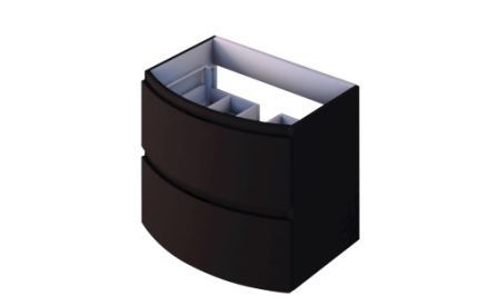 Тумба под раковину Cezares VAGUE 55282 70х50 подвесная цвет черный